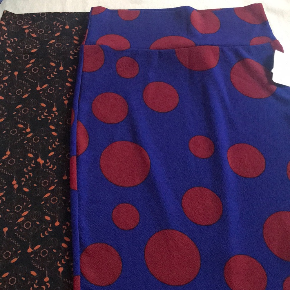 LuLaRoe Large Cassie Skirt Bundle
